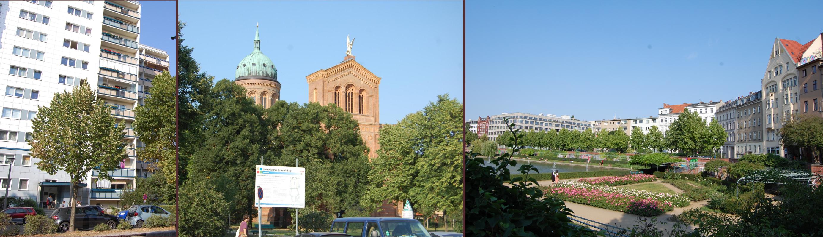 Corner Dresdener Straße - Waldemarstraße towards Michaelkirchplatz